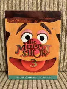 Die Muppet-Show: Staffel 3 3 Muppets TV Serie 4 Disc DVD Set Fozzy Schutzhülle - Bild 1 von 2