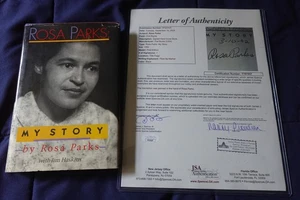 Rosa Parks Autographed Hardcover Book JSA Letter Civil Rights Activist "My Story - Picture 1 of 5