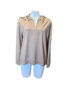 Women's Travis Mathew Beige Hoodie Size L - Picture 1 of 3