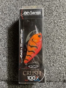 6th Sense•Crush 100X •Squarebill•68mm•5/8 oz•2'-5' •Boiled Crawfish - Picture 1 of 3