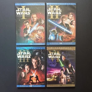 Star Wars 1-4 Movie Bundle DVD THX Digitally Mastered  - Picture 1 of 11