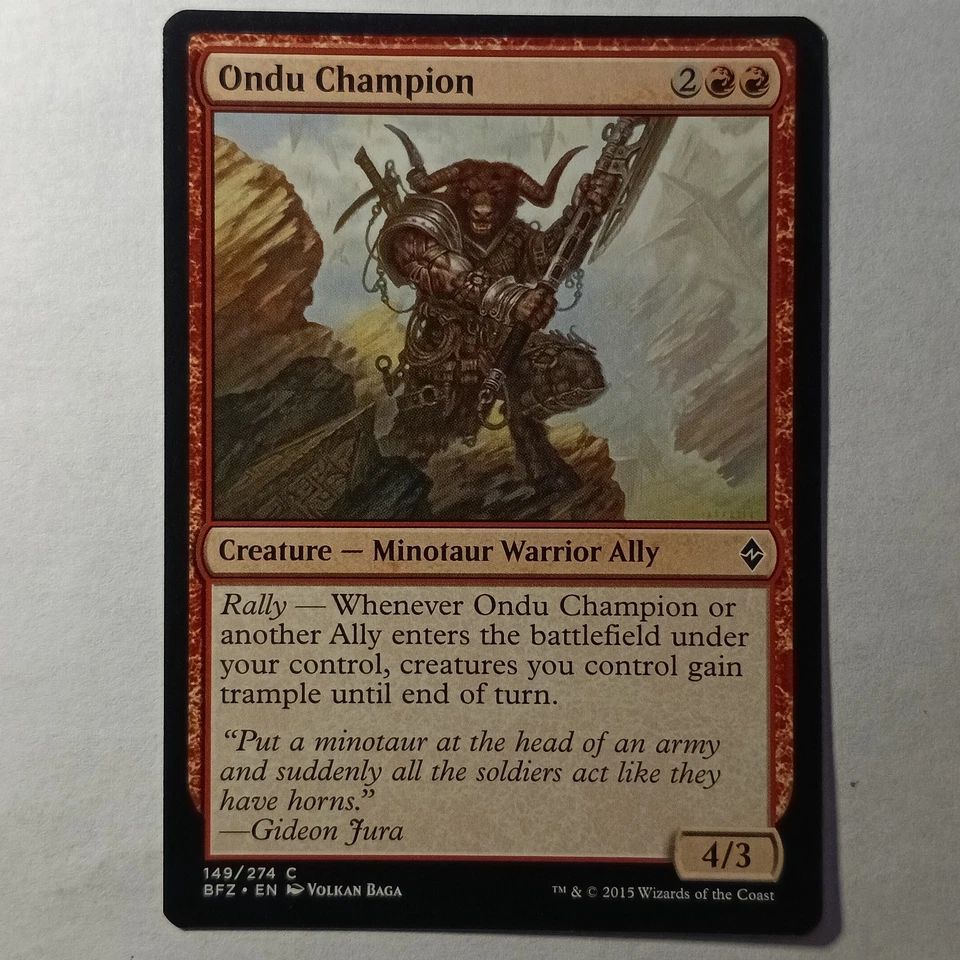 Ondu Champion Battle for Zendikar Regular - Image 1 of 1