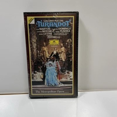 Giacomo Puccini Turandot Opera VHS Video Placido Domingo SEALED - Image 1 of 4