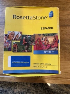 Rosetta Stone 3 Spanish (Latin America) Level 1,2,3,4 & 5 for PC, Mac MPN 3094 - Picture 1 of 5
