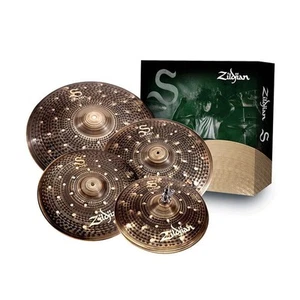 Zildjian S Dark Cymbal Pack 14" Hi-hats, 16" and 18" Crashes, and 20" Ride - Picture 1 of 1
