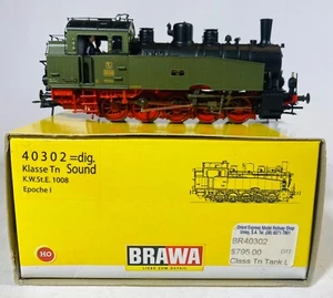 Brawa - HO 40302 - Tn 0-10-0 Locomotive - K.W.St.E. - with DCC Sound - 2 Rail - Picture 1 of 13