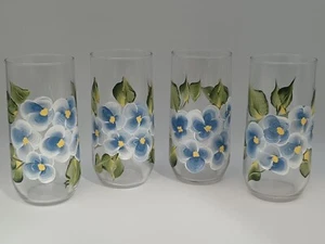 Juego de vasos para beber 4 piezas Luminarc dolor de manos floral ramo de primavera EE. UU. 16 oz - Imagen 1 de 5