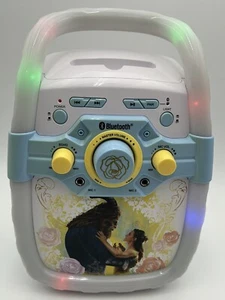 Disney Beauty and the Beast Enchanted Lights Karaoke Machine Only - No Mic VGUC - Picture 1 of 14