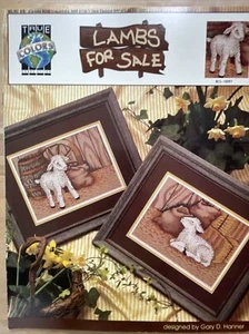 Lambs For Sale True Colors Cross Stitch Pattern Booklet - Picture 1 of 2