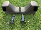 OEM BMW Z3 Black Seat Belt Turret Covers Facelift X2 Pair With Mounting Pins