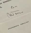 Federico Fellini donne des nouvelles de Balthus et évoque le vide après son d...