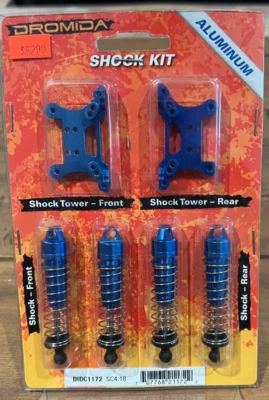 Dromida Aluminum Shock Kit Blue DIDC1172 - Image 1 of 2