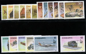 Rhodesia - Zimbabwe 1990 QEII Definitives set complete superb MNH. SG 768-785. - Picture 1 of 1