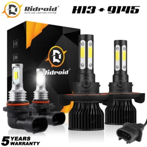 Kit combo de 4 bombillas para Ford F-150 2004-2014 6000 k faros LED Hi/Lo + luz antiniebla - Imagen 1 de 12