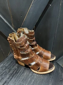 Freebird Ghost Booties in Tan Leather - Women’s Size 9 - NIB - Picture 1 of 13