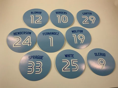 Toronto Blue Jays Magnets - WAMCO White Henderson Alomar Molitor Carter Olerud Cover