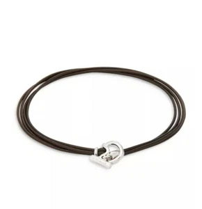 UNOde50 ONTHEWAY BUNDLED LEATHER NECKLACE COL1635MARMTLOU US 14.5 inches - Picture 1 of 4