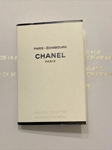 CHANEL LES EAUX DE CHANEL PARIS - Edimbourg EDT 1.5 ml Official Carded Sample - Picture 1 of 2
