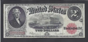 $2 1917 UNITED STATES NOTE @ LEGAL TENDER @ - Picture 1 of 2