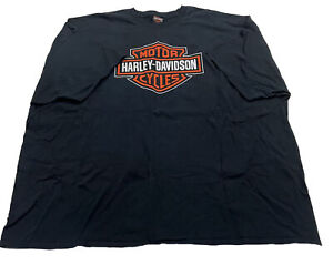 Vintage Harley Davidson T Shirt Tee Adult Mens Size 4XL Mobile Bay Alabama USA