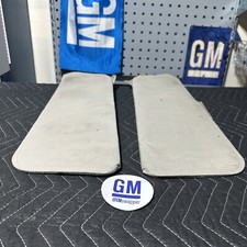 88-94 OBS Chevy GMC C/K Truck Suburban Silverado Sun Visor Set GRAY CLOTH OEM GM