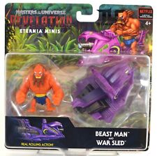 Masters of the Universe MOTU Revelation Beast Man War Sled Eternia Minis Figure