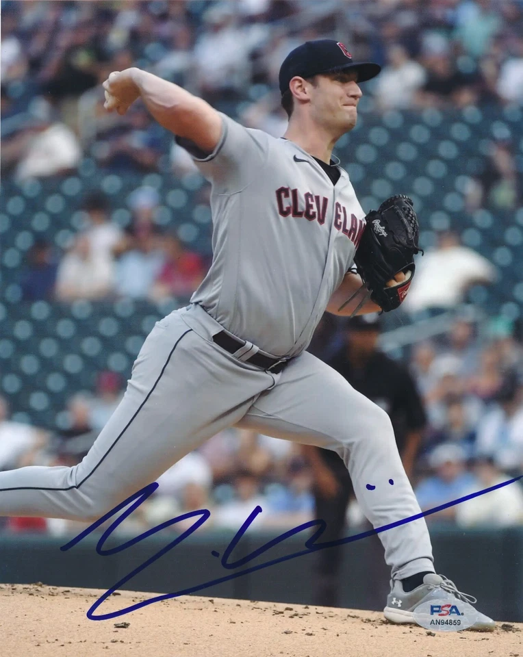 Gavin Williams Signed Autographed Cleveland Guardians 8x10 Photo PSA/DNA COA - Image 1 of 1
