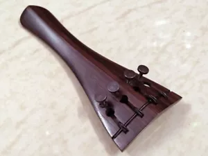 Violin Tailpiece Rosewood Hill Model BUILT IN PUSH ADJUSTER best quality 4/4 - Picture 1 of 5