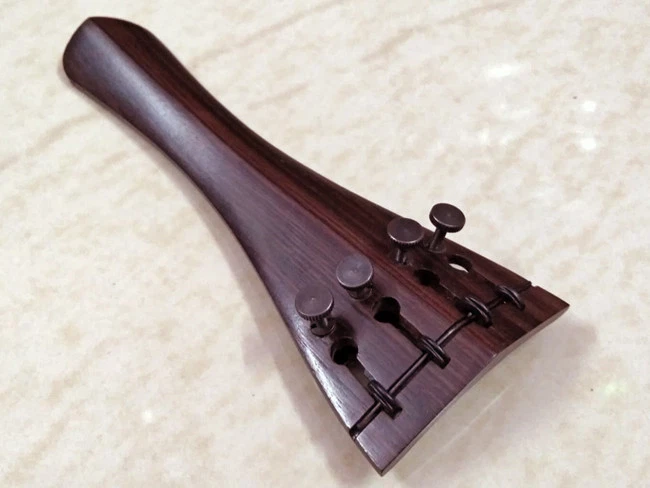 Violin Tailpiece Rosewood Hill Model BUILT IN PUSH ADJUSTER best quality 4/4 - Image 1 of 4