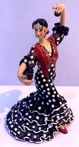 Barcino 2008 Spanische Flamenco Tänzerin Figur bunte Keramikkunst 5''/13cm - Bild 1 von 7