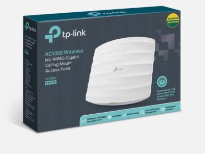 TP-Link EAP225 Omada AC1350 Gigabit Wireless Access Point WiFi Mesh Support  NEW - Image 1 of 4