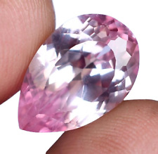 Natural Pinkish Padparadscha Sapphire 8.75 Ct Certified Pear Treated Gemstone