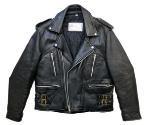KC LEATHER Lightning UK Biker Motorrad Lederjacke  Gr.48 - Imagen 1 de 4