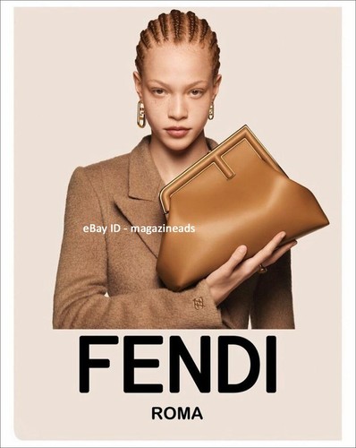 FENDI 3 Page PRINT AD Fall 2021 MALIKA LOUBACK Tianna St. Louis HE CONG