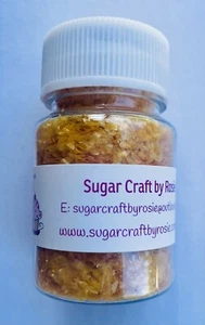 Large 30g Tub Gold Yellow Edible Cake Glitter Great 4 Sparkly Cupcakes Christmas - Picture 1 of 1