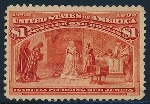 U. S. Scott #241 Very Fine Centering (Unused, no Gum) SCV: $500.00 - Picture 1 of 2