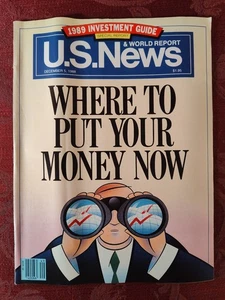 U S NEWS World Report Magazine December 5 1988 Where To Put You Money Now? - Picture 1 of 1