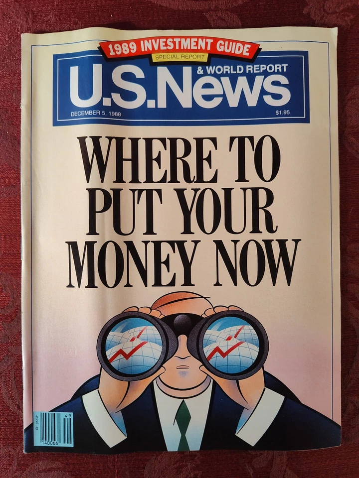 U S NEWS World Report Magazine December 5 1988 Where To Put You Money Now? - Image 1 of 1