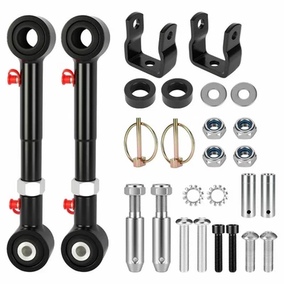 For Jeep Wrangler TJ JKS Front Sway Bar Link Disconnects 2.5-6" lifts 1997-2006 - Imagen 1 de 4