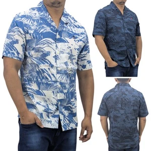 Timberland Mens Hawaiian Shirt Vintage Floral Casual Beach Summer Holiday - Picture 1 of 22