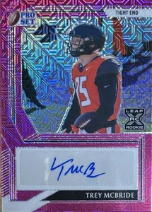 2022 Pro Set Trey McBride Arizona Cardinals Lead X Rookie Auto /10 #PA-TMB - Picture 1 of 2