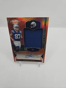 2024 Panini Certified Laiatu Latu Freshman Fabric Rookie RC Patch Auto /249 - Picture 1 of 2