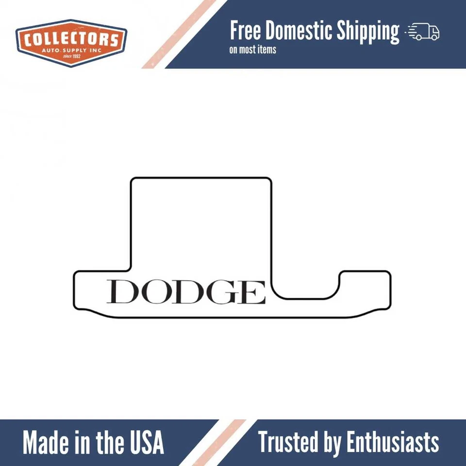 Cubierta de alfombrilla de maletero para Dodge Coupe/Sedán 1949-1952 goma Foto 1 de 4