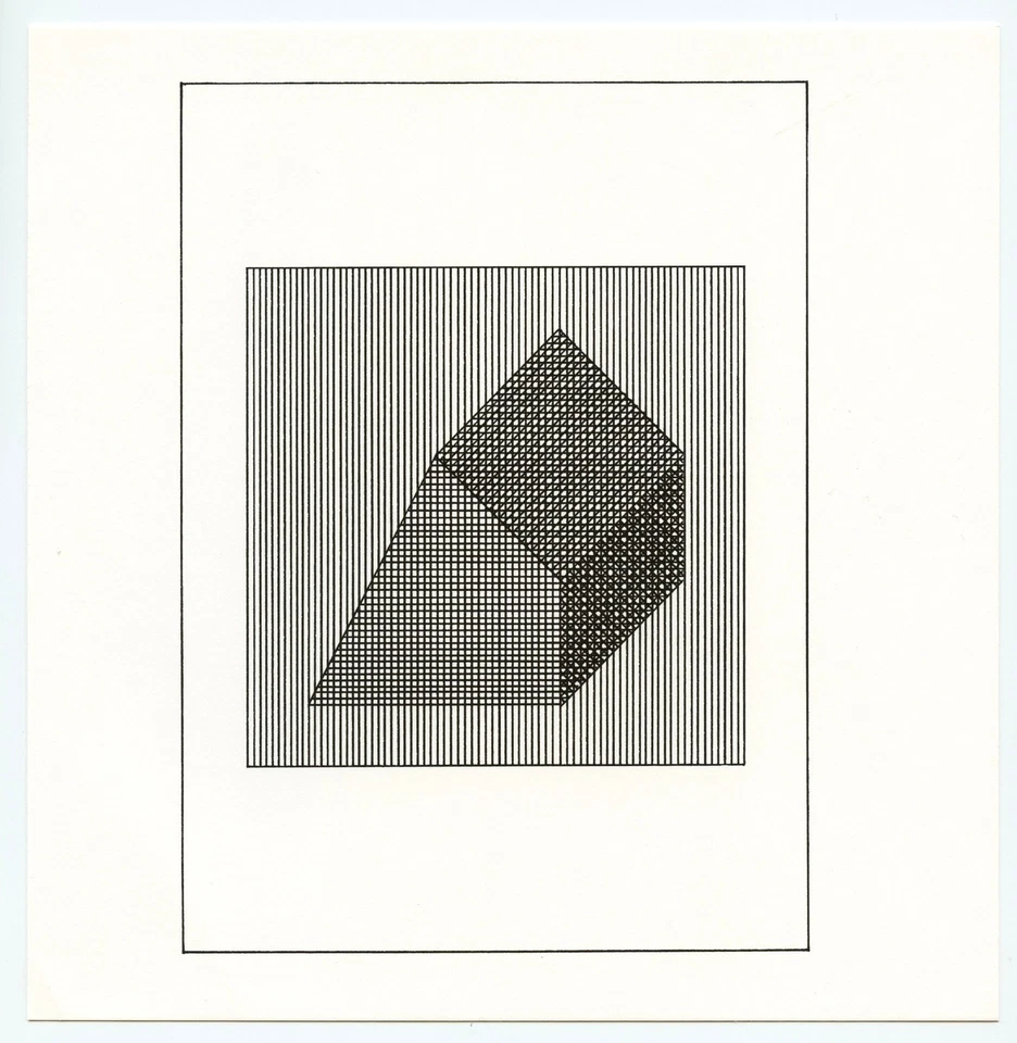 Sol LeWitt шелкография - напечатано в 1984 m - Изображение 1 из 1