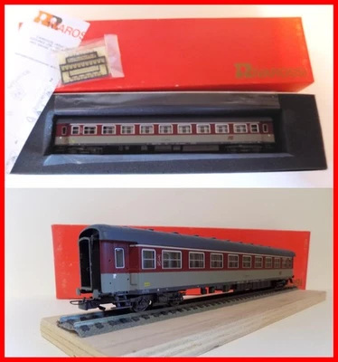 RIVAROSSI HO 3500 CARROZZA FS 1°CL TIPO 59 GRIGIO/ROSSO FEGATO NEW OVP!! - Immagine 1 di 4