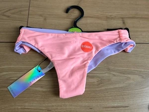 BNWT Primark Pink And Lilac Reversible Bikini Bottoms Size 12 - Picture 1 of 5
