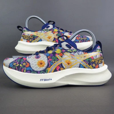 Zapatos Asics - 2024 Noosa Tri 16 LE Día de Muertos Halloween Calaveras - Talla 6,5 Mujeres Foto 1 de 4