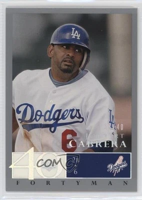 Upper Deck 40 Man Rainbow 2003/40 Jolbert Cabrera #513 Foto 1 de 2