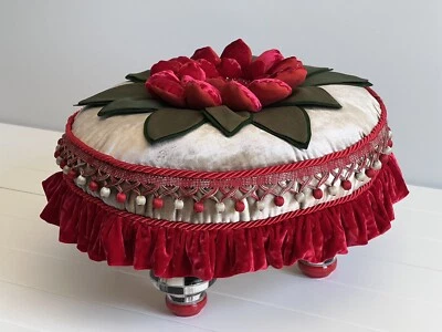 Footstool,Ottoman Hand Made in  USA Mckenzies Child Inspiration - Image 1 of 4