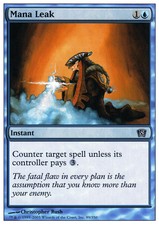 [1x] Mana Leak - Foil - Played, English - Eighth Edition MTG Magic
